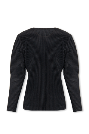 Schwarz Pleated coat Homme Plissé Issey Miyake - Vitkac Germany